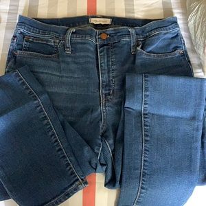 Madewell roadtripper skinny jeans